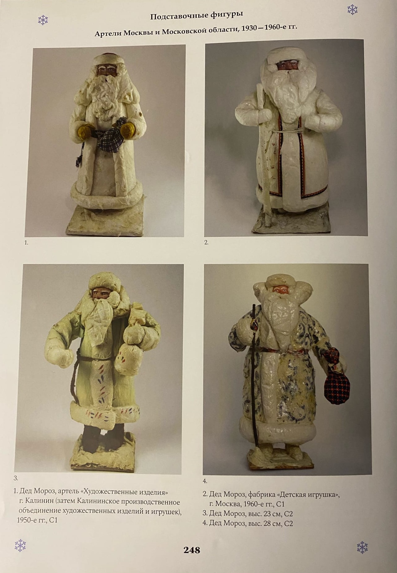 Фото из книги «Советские елочные игрушки из ваты. Кукольный карнавал. Подставочные фигуры. Каталог. Том 2»