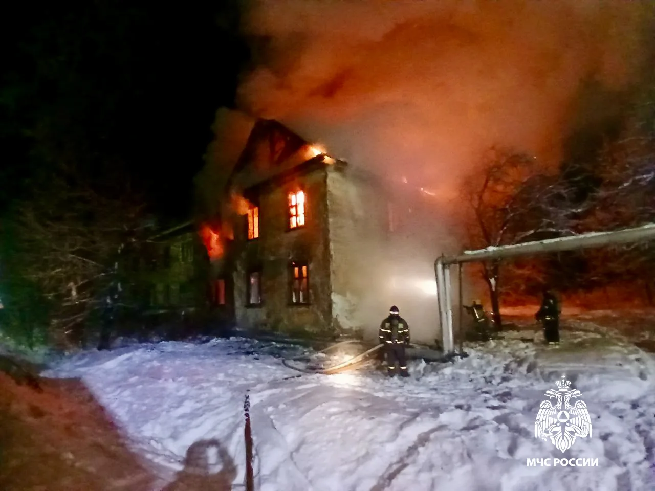 Мужчина погиб на пожаре в Озерках  