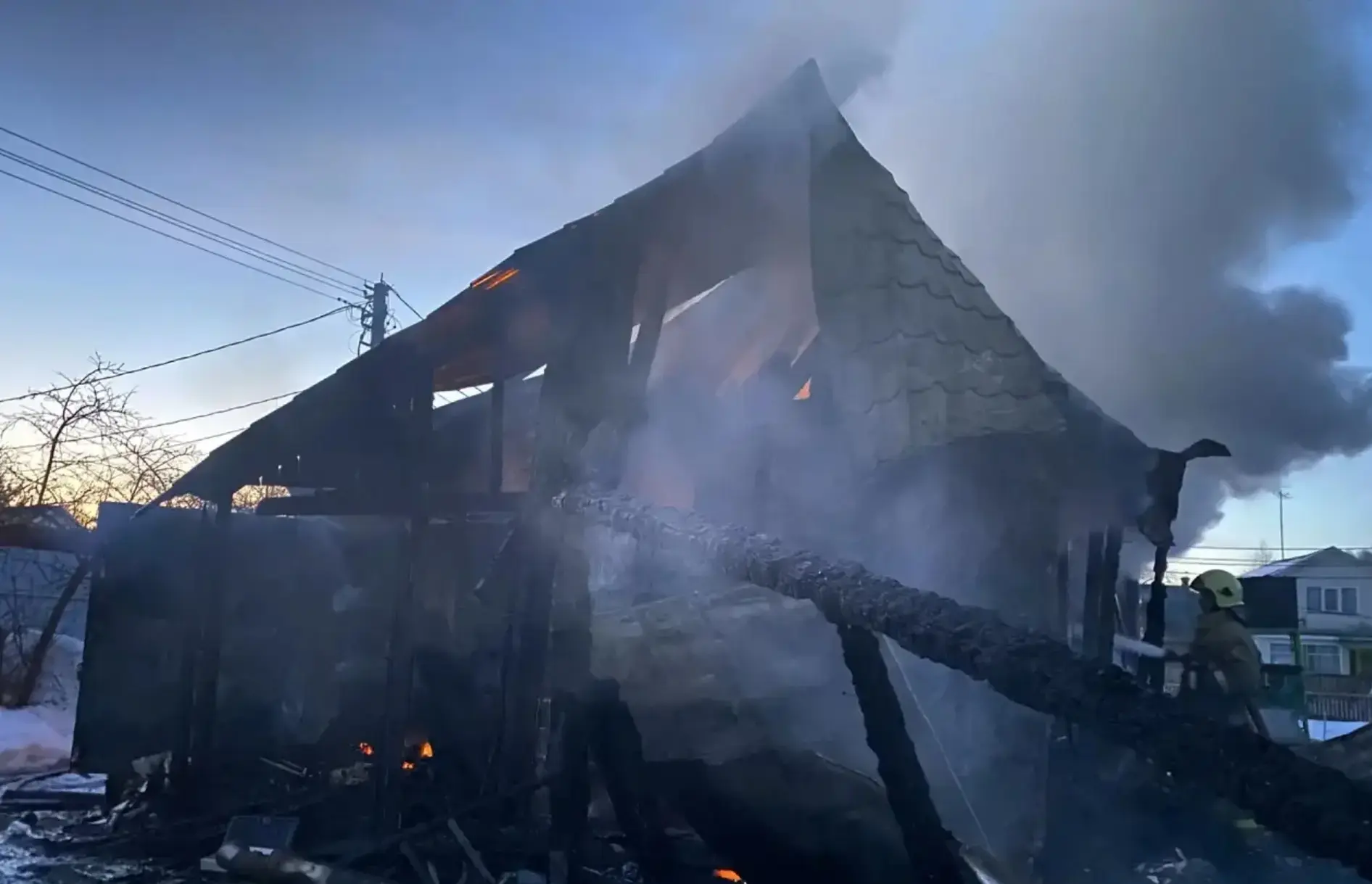 На пожаре в Конаковском округе погиб мужчина - новости Афанасий