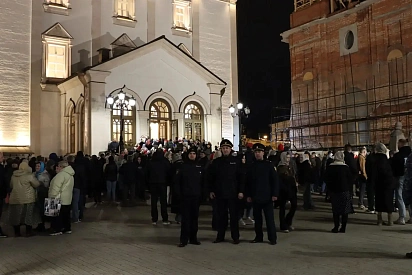 Порядок и безопасность в храмах на Пасху обеспечили полицейские Тверской области - новости Афанасий